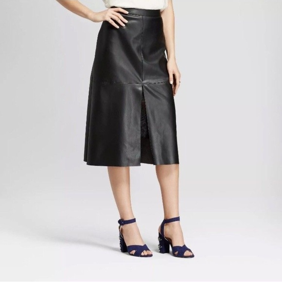 Who What Wear Dresses & Skirts - Faux Leather Midi Skirt #48-65
